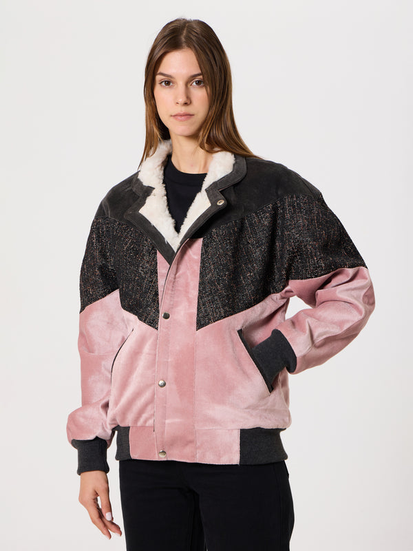 Inca Anthracite & Pink Vintage Jacket XS