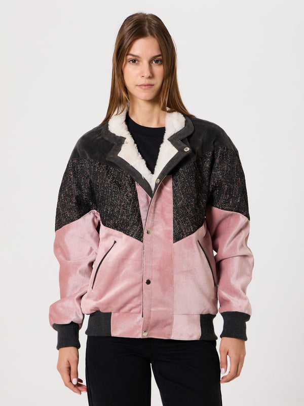 Inca Anthracite & Pink Vintage Jacket XS