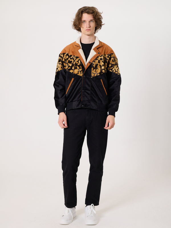 Inca Camel & Black Vintage Jacket L