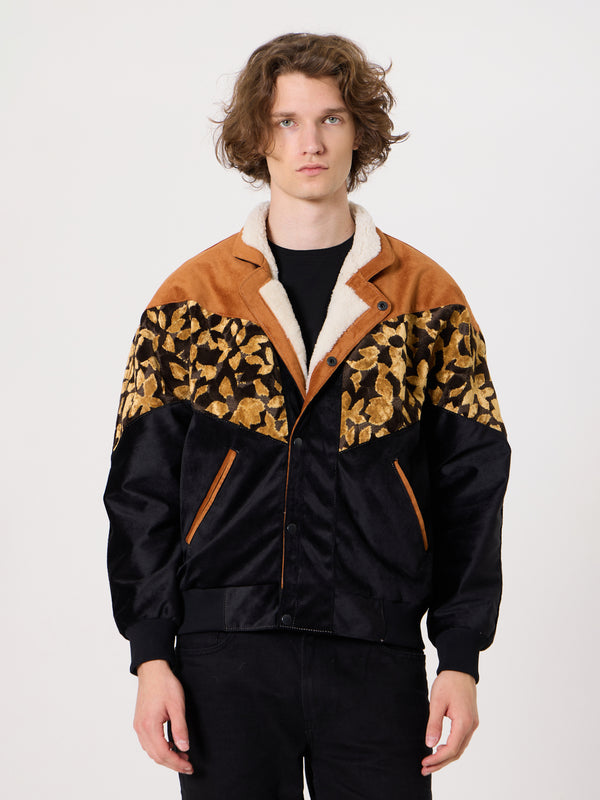 Inca Camel & Black Vintage Jacket L