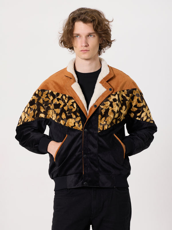 Inca Camel & Black Vintage Jacket L