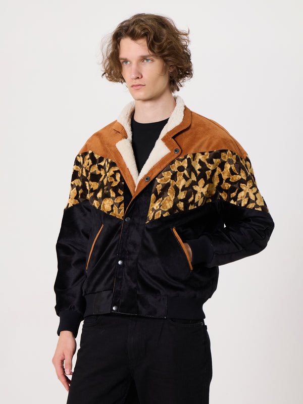 Inca Camel & Black Vintage Jacket L