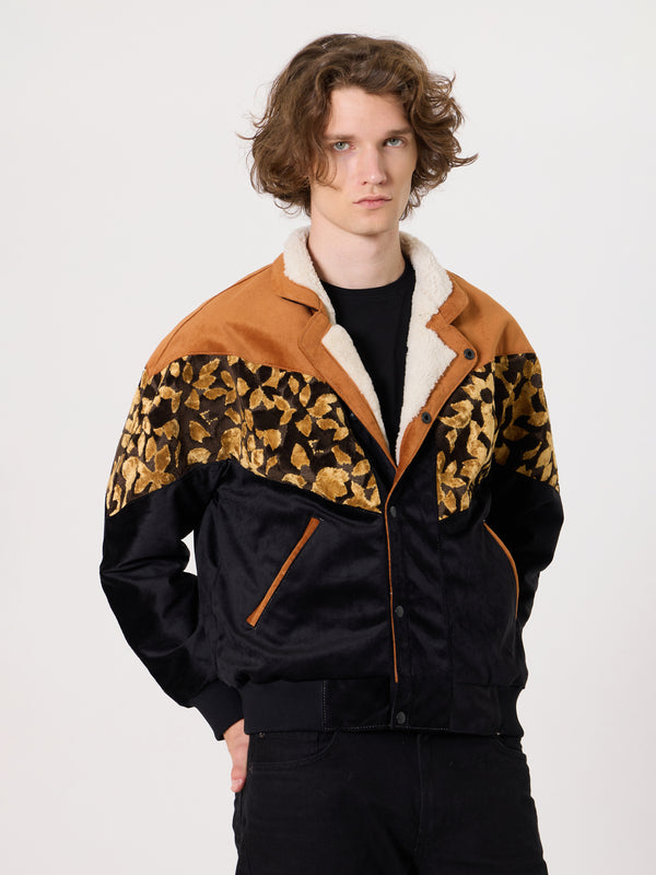 Inca Camel & Black Vintage Jacket L