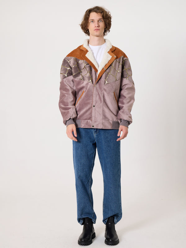 Inca Brown & Lilac Vintage Jacket XXXL