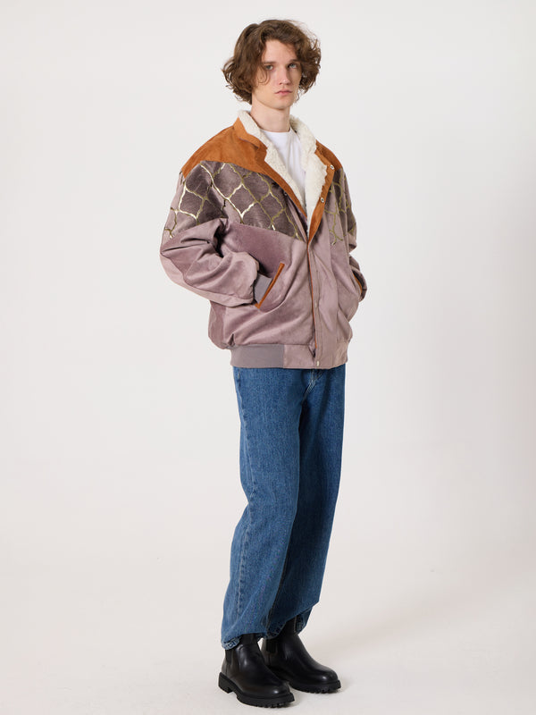 Inca Brown & Lilac Vintage Jacket XXXL