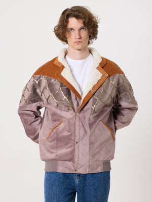 Inca Brown & Lilac Vintage Jacket XXXL