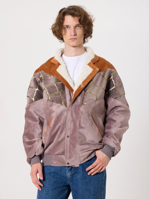 Inca Brown & Lilac Vintage Jacket XXXL