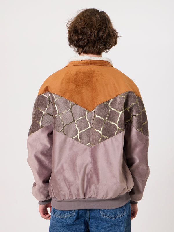 Inca Brown & Lilac Vintage Jacket XXXL