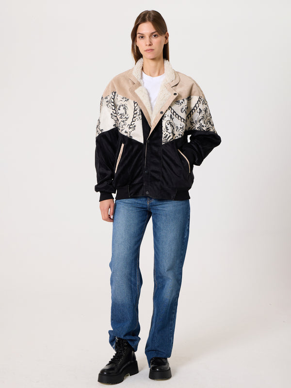 Inca Cream & Black Vintage Jacket M