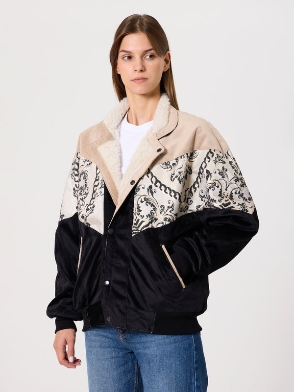 Inca Cream & Black Vintage Jacket M
