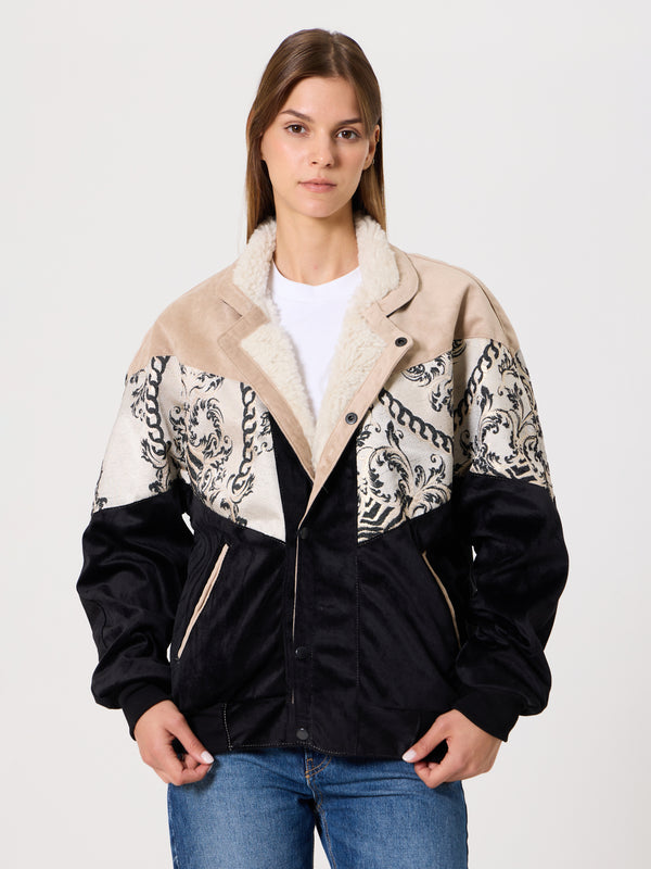 Inca Cream & Black Vintage Jacket M