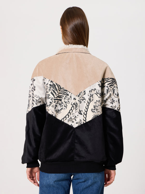 Inca Cream & Black Vintage Jacket M