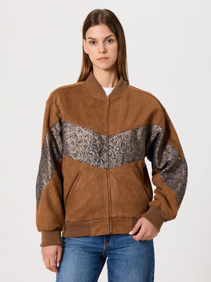 Bomber Coffee Brown Vintage Jacket XXS