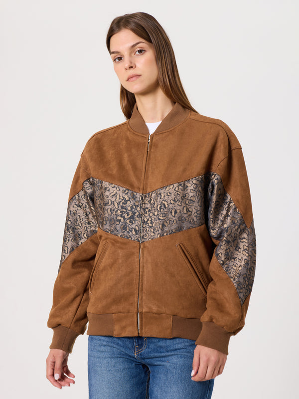 Bomber Coffee Brown Vintage Jacket XXS