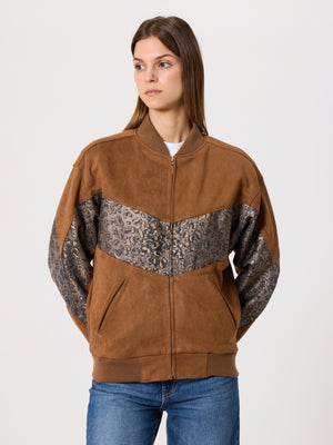 Bomber Coffee Brown Vintage Jacket XXS