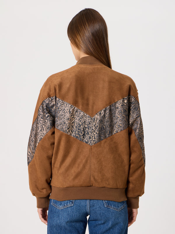 Bomber Coffee Brown Vintage Jacket XXS