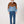 Bomber Brown & Baby Blue Vintage Jacket M