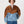 Bomber Brown & Baby Blue Vintage Jacket M