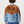 Bomber Brown & Baby Blue Vintage Jacket M
