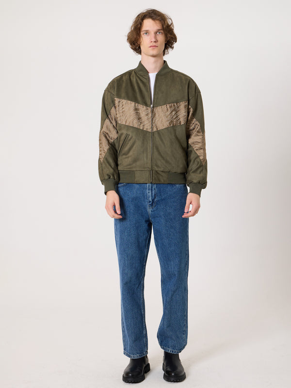 Bomber Dark Green Vintage Jacket M