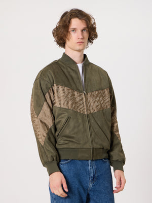 Bomber Dark Green Vintage Jacket M