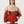 Bomber Soft Cream & Brick Orange Vintage Jacket S