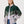 Bomber Emerald & Light Grey Vintage Jacket S
