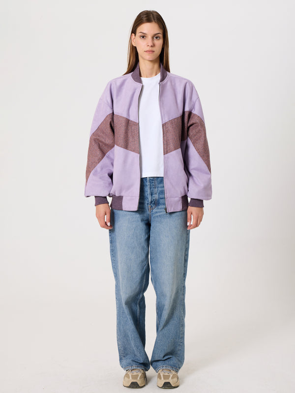 Bomber Purple Vintage Jacket S