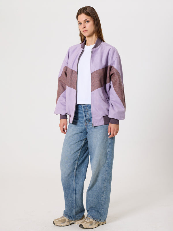 Bomber Purple Vintage Jacket S