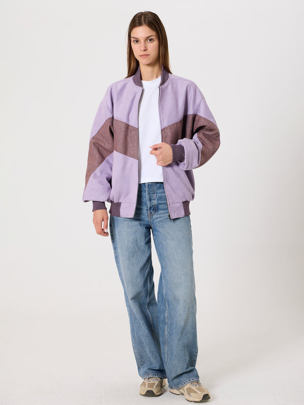 Bomber Purple Vintage Jacket S