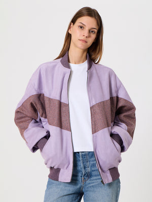 Bomber Purple Vintage Jacket S