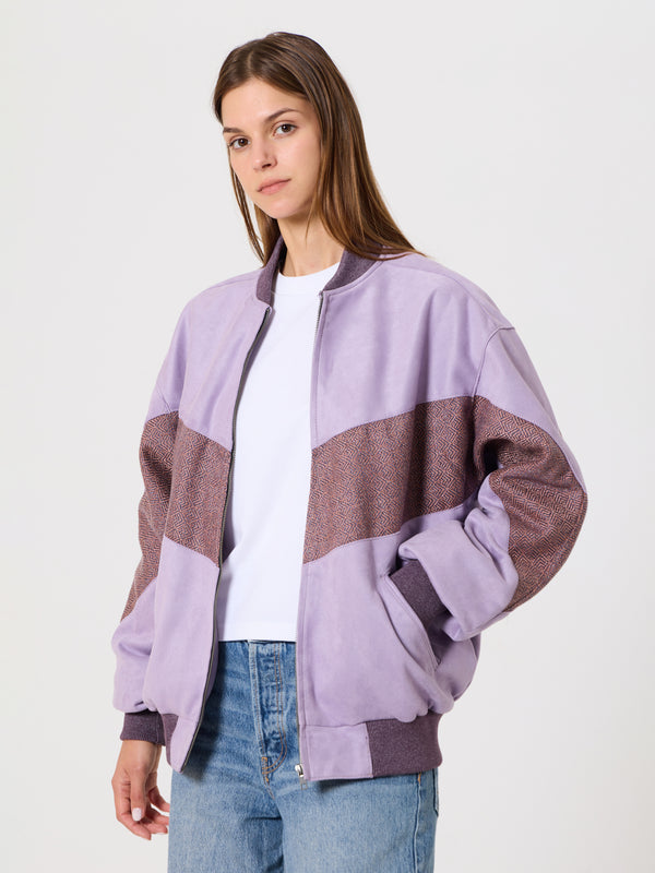 Bomber Purple Vintage Jacket S