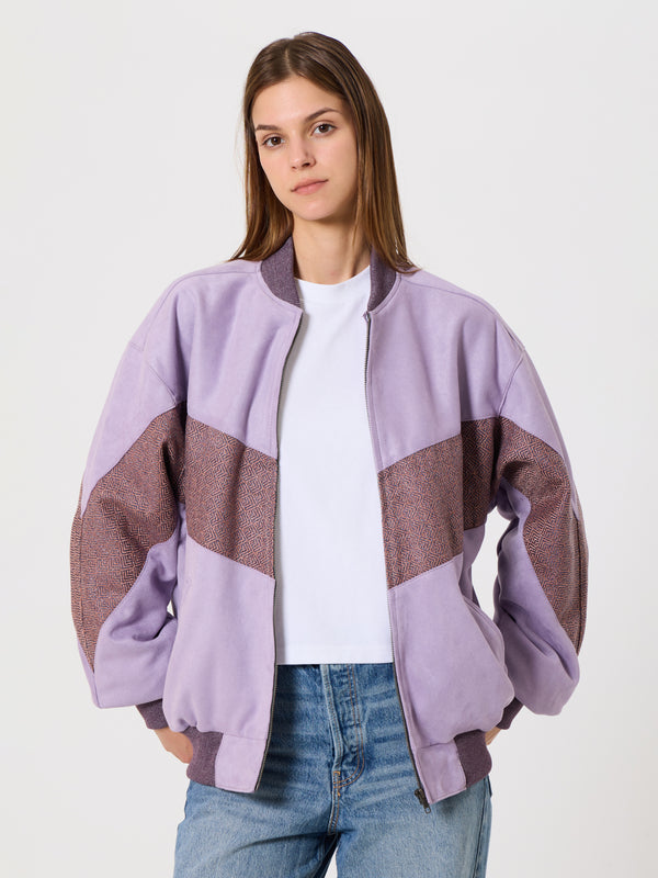 Bomber Purple Vintage Jacket S
