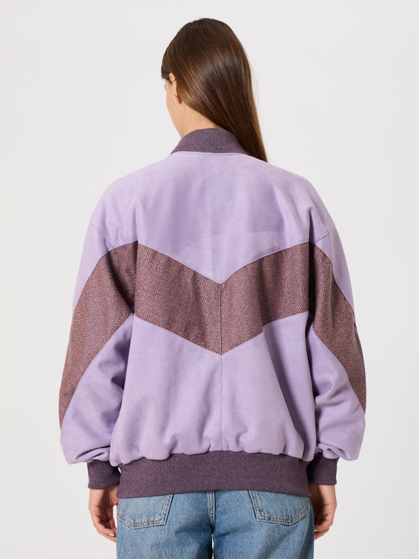 Bomber Purple Vintage Jacket S