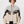 Bomber Light Grey & Cream White Vintage Jacket XXXL