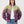 Bomber Light Green & Purple Vintage Jacket XS