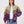 Bomber Light Green & Purple Vintage Jacket XS