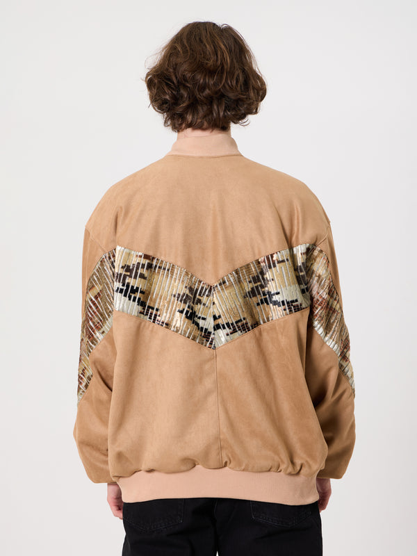 Bomber Cream Vintage Jacket XXXL