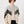 Bomber Light Grey & Ivory Vintage Jacket XXL