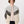 Bomber Light Grey & Ivory Vintage Jacket XXL