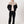 Bomber Ivory White & Black Vintage Jacket L