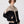 Bomber Ivory White & Black Vintage Jacket L