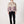 Bomber Ivory Cream & Lilac Vintage Jacket L