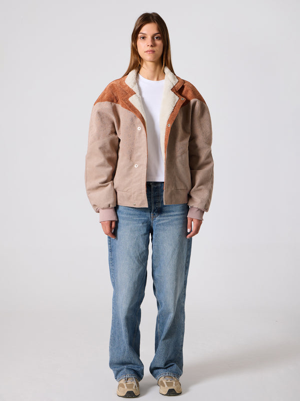 Inca Brown & Cream Vintage Jacket S
