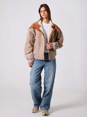 Inca Brown & Cream Vintage Jacket S