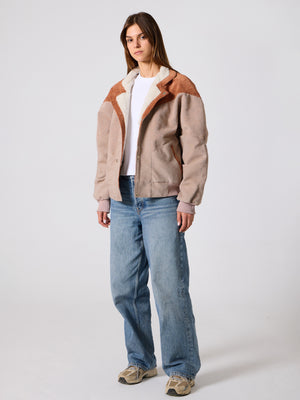 Inca Brown & Cream Vintage Jacket S