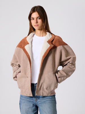 Inca Brown & Cream Vintage Jacket S