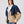 Inca Navy Blue & Cream Vintage Jacket L