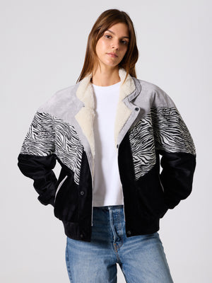 Inca Grey & Black Vintage Jacket L