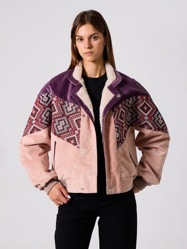 Inca Purple & Pink Vintage Jacket M